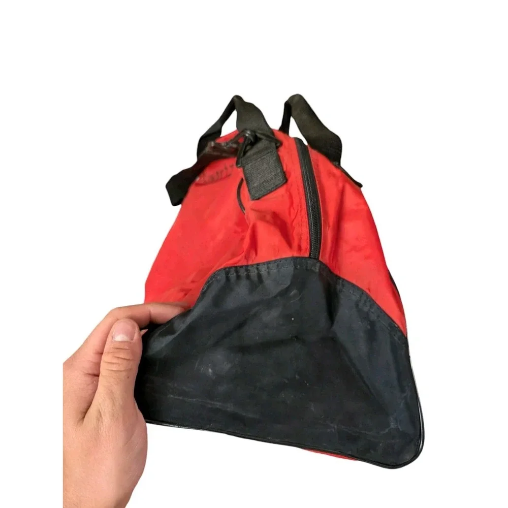 Vintage‎ Air Jordan Jumpman Duffel Bag 90s White Tag Colorful Red